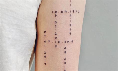 unique birthdate tattoo|30 Best Birthdate Tattoo Ideas You Should Check